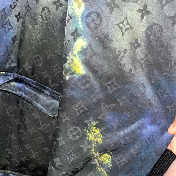 Louis Vuitton Black and Blue Monogram Jacket - Picture 8 of 10